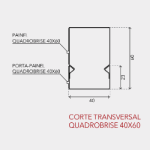 Brise | Quadrobrise 40x60 - Imagem 2