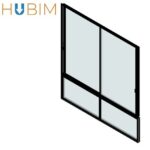 Janela de Correr - AS SC 30.SF - 2A com Peitoril | Schüco