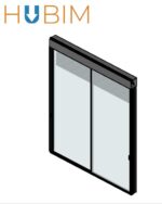 Porta de Correr - AS SC 30.SF - 2A com Persiana | Schüco