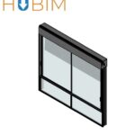 Janela de Correr - AS SC 30.SF - 2A com Persiana e Peitoril | Schüco